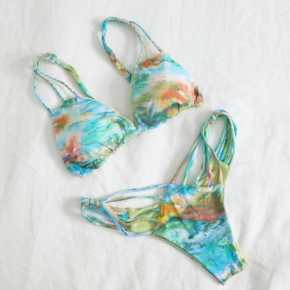 NWOT San Lorenzo Mind.Bali.Soul (L) in Opal/Lush - Picture 2 of 3